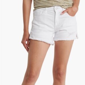 Joe’s Fray Hem Colley Distressed Denim Shorts White Size 31